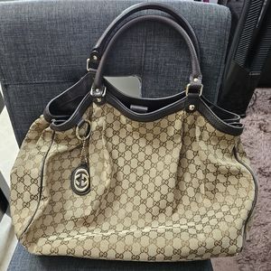 Gucci GG Monogram Sukey Hobo Large